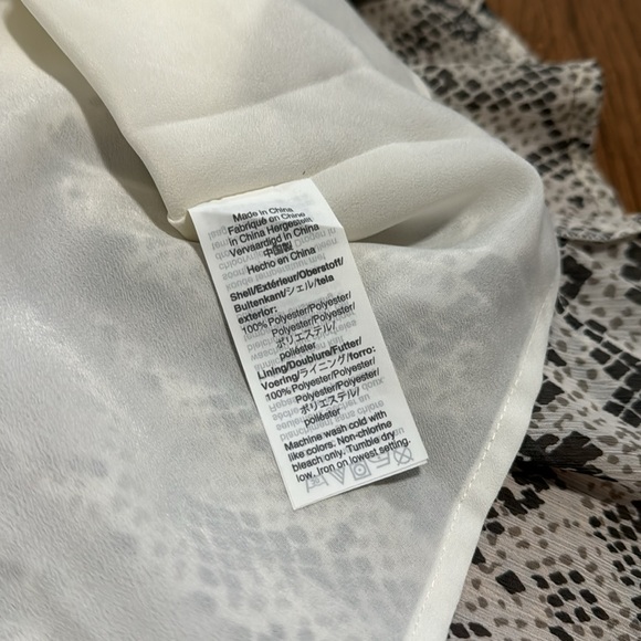 White and gray J.Crew Dress Size XXS - Picture 7 of 7